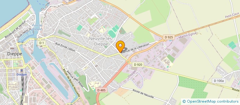 localisation de l'entreprise MONSIEUR YANN FOLOPPE à DIEPPE