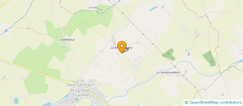 localisation de l'entreprise MONSIEUR YANN FORESTIER  ST GERMAIN DE LONGUE CHAUME