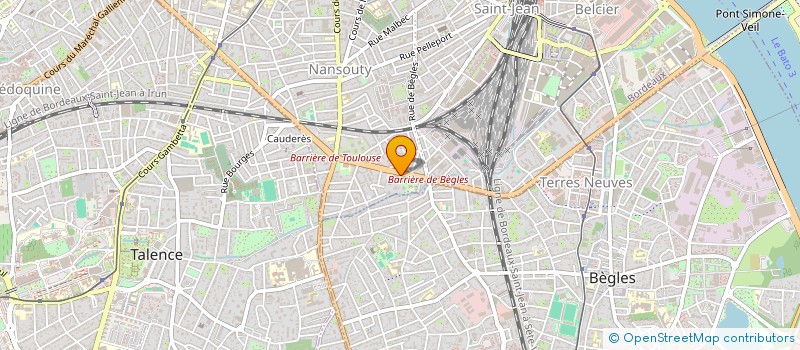 localisation de l'entreprise MONSIEUR YANN FOUCHERE  BORDEAUX