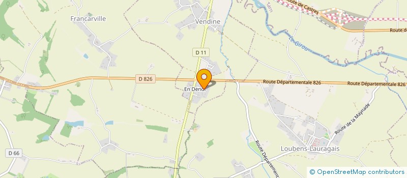 localisation de l'entreprise MONSIEUR YANN FOURREAUX  VENDINE