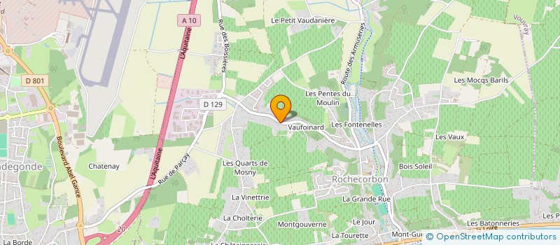 localisation de l'entreprise MONSIEUR YANN FRANCOIS  ROCHECORBON