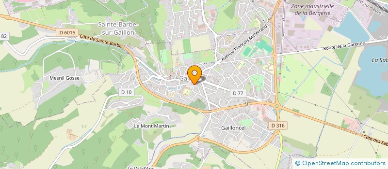 localisation de l'entreprise MONSIEUR YANN FRICHOT à LE VAL D'HAZEY