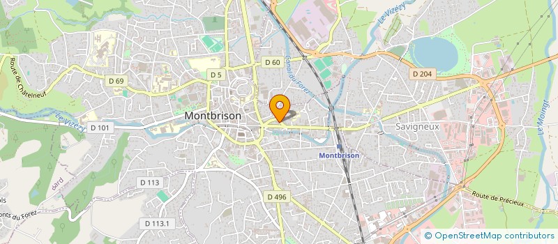 localisation de l'entreprise MONSIEUR YANN FUCILE  MONTBRISON