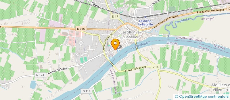 localisation de l'entreprise MONSIEUR YANN FUIMAONO  CASTILLON-LA-BATAILLE