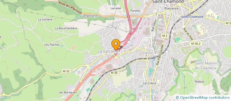 localisation de l'entreprise MONSIEUR YANN GARGAIRE  SAINT-CHAMOND