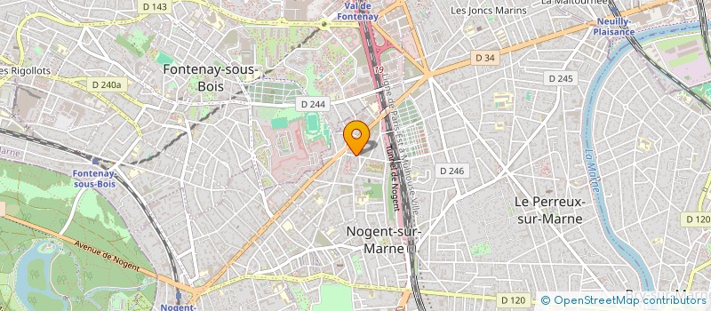 localisation de l'entreprise MONSIEUR YANN GARNIER à NOGENT SUR MARNE