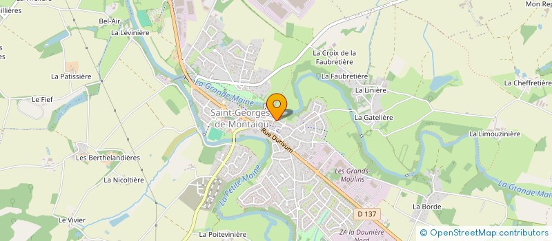 localisation de l'entreprise MONSIEUR YANN GARREAU à MONTAIGU-VENDEE