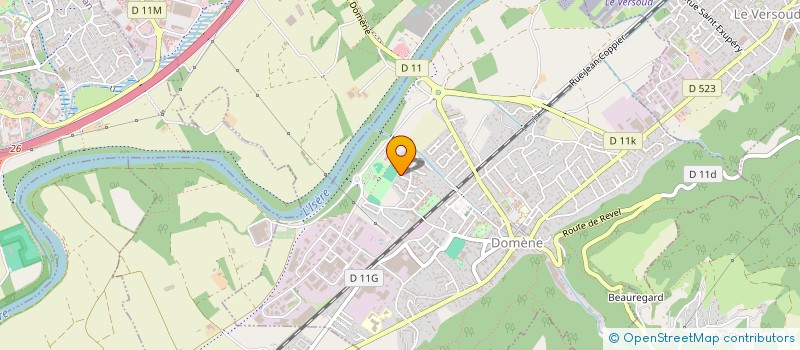 localisation de l'entreprise MONSIEUR YANN GARRIGUES  DOMENE