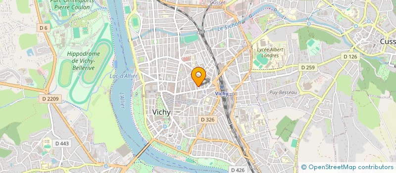 localisation de l'entreprise MONSIEUR YANN GEIGER à VICHY