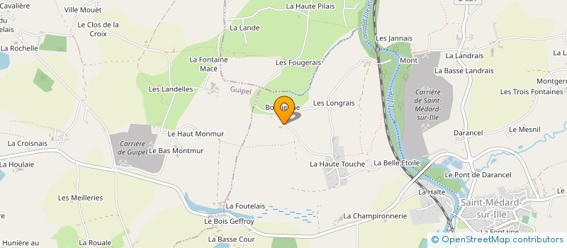 localisation de l'entreprise MONSIEUR YANN GEREEC  SAINT-MEDARD-SUR-ILLE