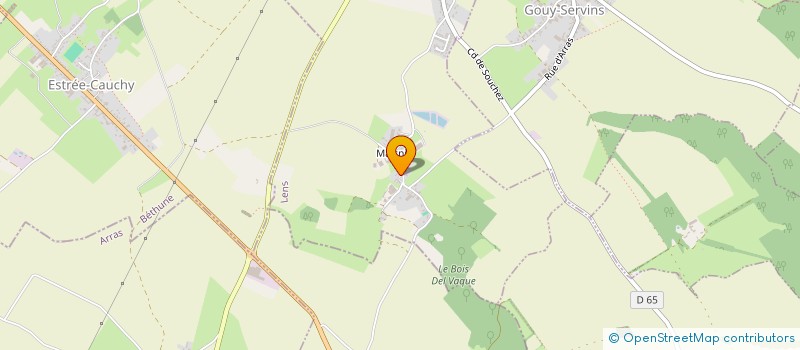 localisation de l'entreprise MONSIEUR YANN GERVAIS  SERVINS