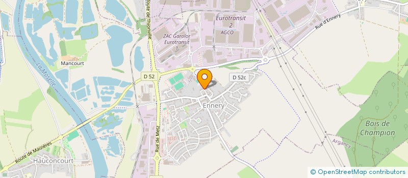 localisation de l'entreprise MONSIEUR YANN GEYER  ENNERY