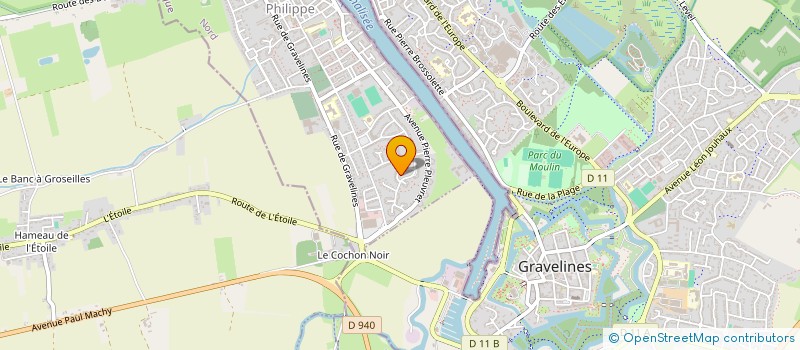 localisation de l'entreprise MONSIEUR YANN GILBERT AYMARD MERLEN  GRAND-FORT-PHILIPPE