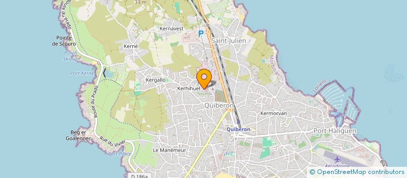 localisation de l'entreprise MONSIEUR YANN GILLET à QUIBERON
