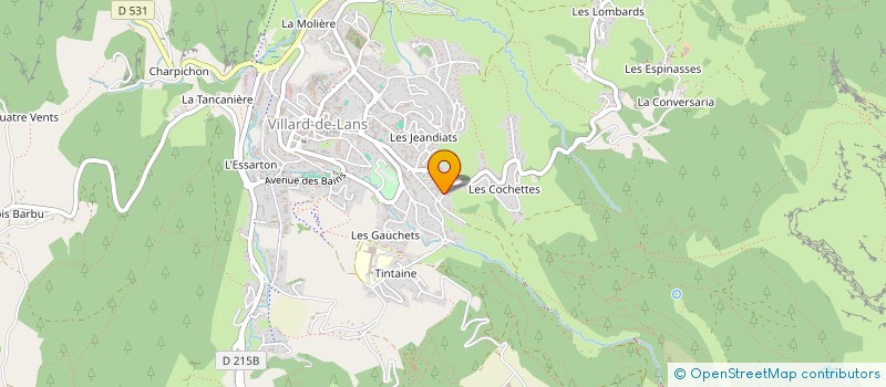 localisation de l'entreprise MONSIEUR YANN GIRAUD  VILLARD-DE-LANS