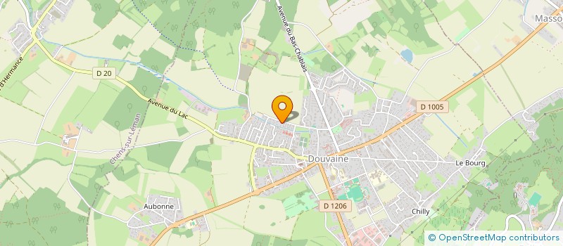 localisation de l'entreprise MONSIEUR YANN GIRAUDIER  DOUVAINE