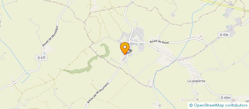 localisation de l'entreprise MONSIEUR YANN GLAY  ROUMENS