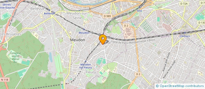 localisation de l'entreprise MONSIEUR YANN GOANVIC à MEUDON
