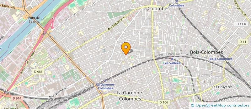 localisation de l'entreprise MONSIEUR YANN GOARIN à COLOMBES