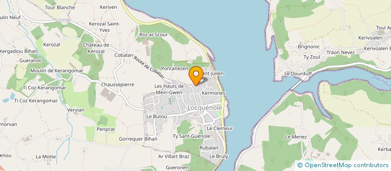 localisation de l'entreprise MONSIEUR YANN GOASGUEN  LOCQUENOLE