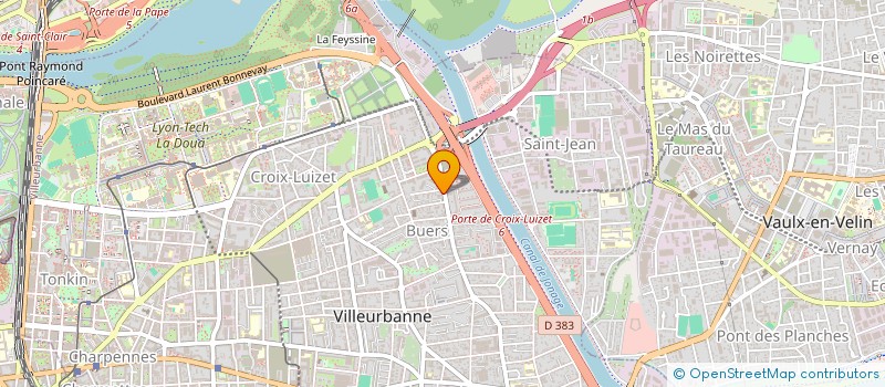 localisation de l'entreprise MONSIEUR YANN GOASGUEN  VILLEURBANNE