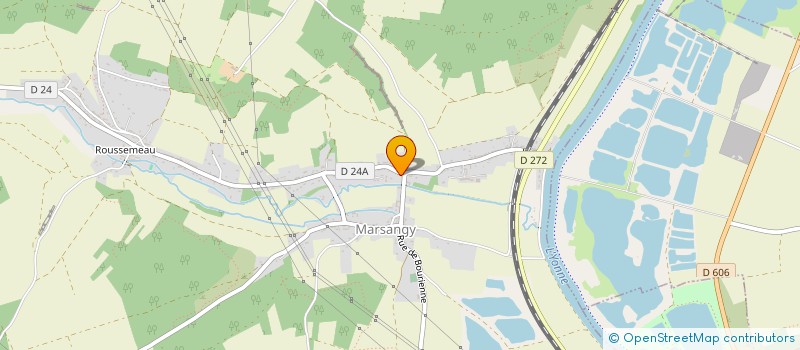 localisation de l'entreprise MONSIEUR YANN GODAL  MARSANGY