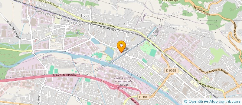 localisation de l'entreprise MONSIEUR YANN GODIMUS  THYEZ