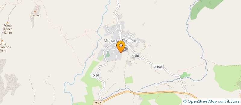 localisation de l'entreprise MONSIEUR YANN GOUDIN  MONACIA-D'AULLENE