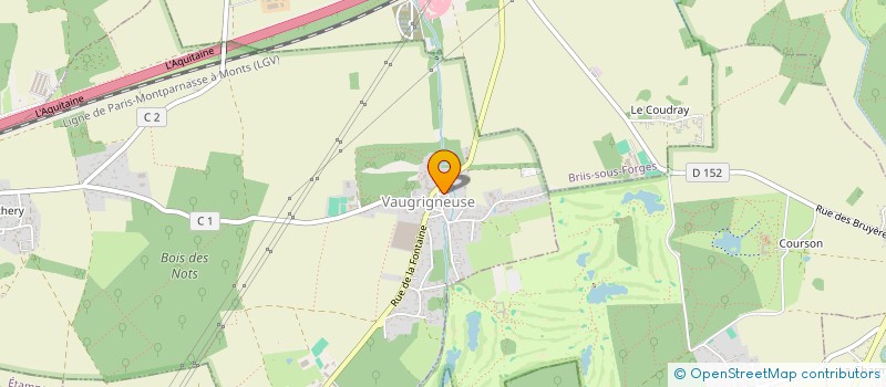 localisation de l'entreprise MONSIEUR YANN GOUHIER  VAUGRIGNEUSE