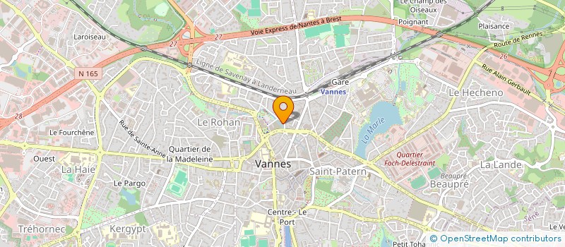 localisation de l'entreprise MONSIEUR YANN GOUMON  VANNES