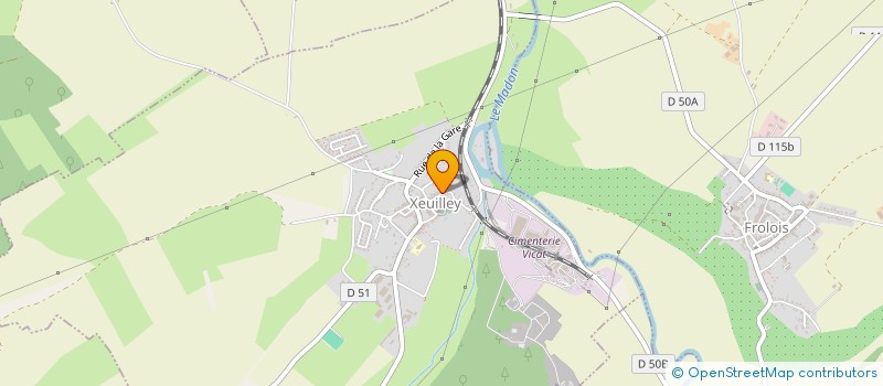 localisation de l'entreprise MONSIEUR YANN GRANDBARBE  XEUILLEY