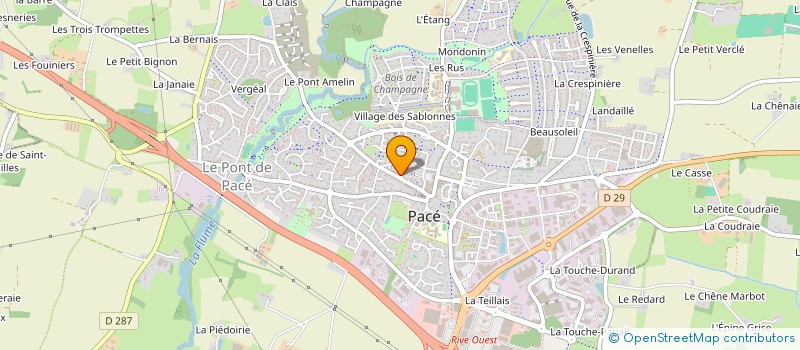 localisation de l'entreprise MONSIEUR YANN GRATESAC  PACE