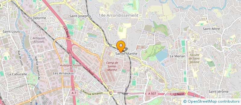 localisation de l'entreprise MONSIEUR YANN GRAVIER à MARSEILLE