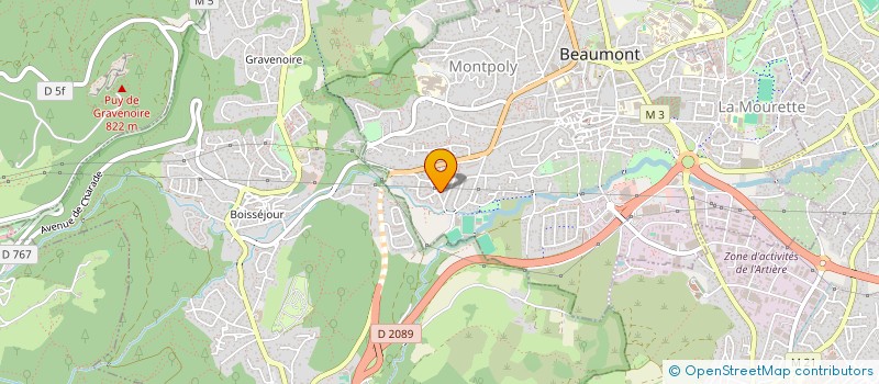 localisation de l'entreprise MONSIEUR YANN GROSLIER  BEAUMONT