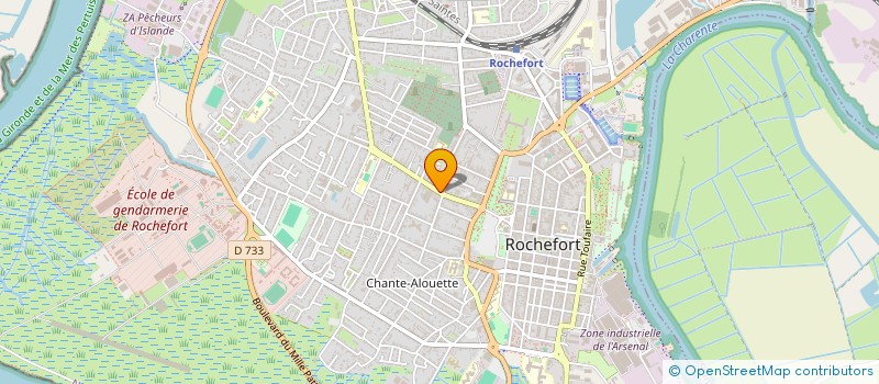 localisation de l'entreprise MONSIEUR YANN GROSPEILLER  ROCHEFORT