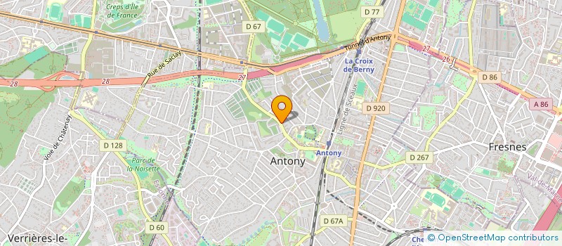 localisation de l'entreprise MONSIEUR YANN GUENEC à ANTONY