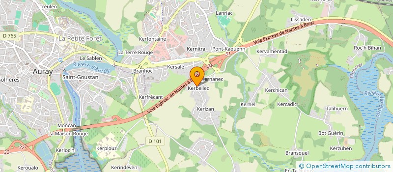 localisation de l'entreprise MONSIEUR YANN GUEZELLO  PLOEMEL