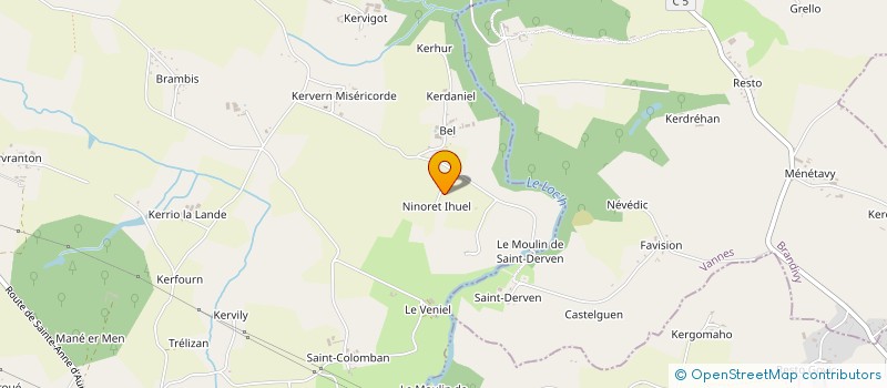 localisation de l'entreprise MONSIEUR YANN GUHUR à PLUVIGNER