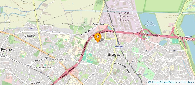 localisation de l'entreprise MONSIEUR YANN GUIADER  BRUGES