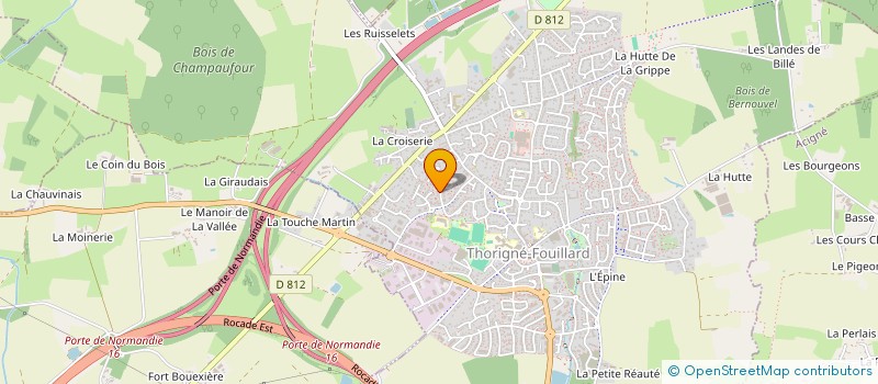 localisation de l'entreprise MONSIEUR YANN GUIGOT  THORIGNE-FOUILLARD