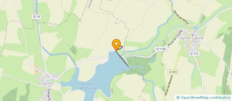 localisation de l'entreprise MONSIEUR YANN GUILLAUMOT  CHAZILLY