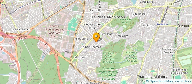 localisation de l'entreprise MONSIEUR YANN GUIVARC'H  LE PLESSIS-ROBINSON