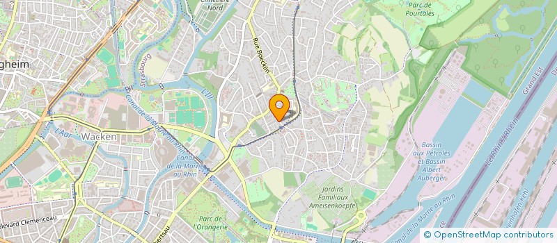 localisation de l'entreprise MONSIEUR YANN GUTTER à STRASBOURG