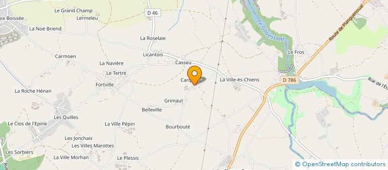 localisation de l'entreprise MONSIEUR YANN GUY  HILLION