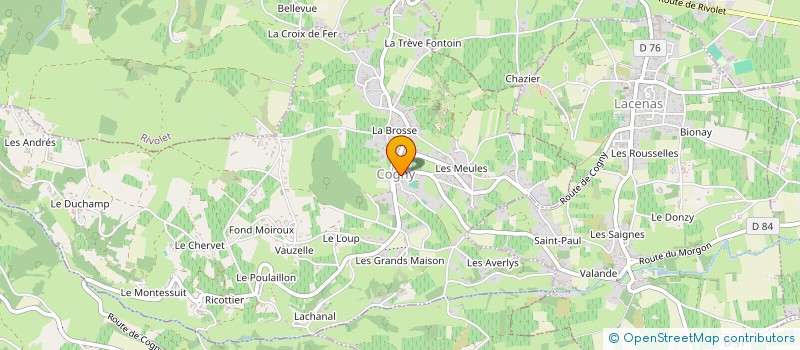 localisation de l'entreprise MONSIEUR YANN GUY MUNOZ à COGNY
