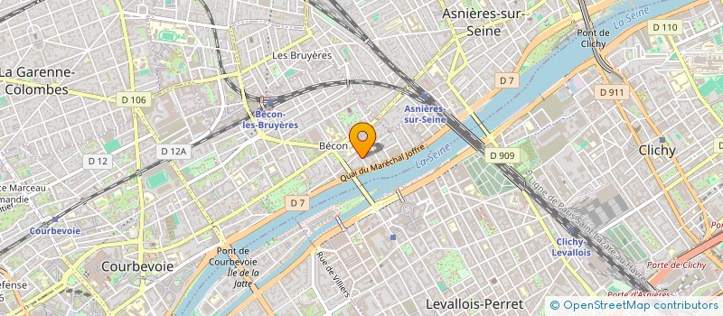 localisation de l'entreprise MONSIEUR YANN GUYOT à COURBEVOIE