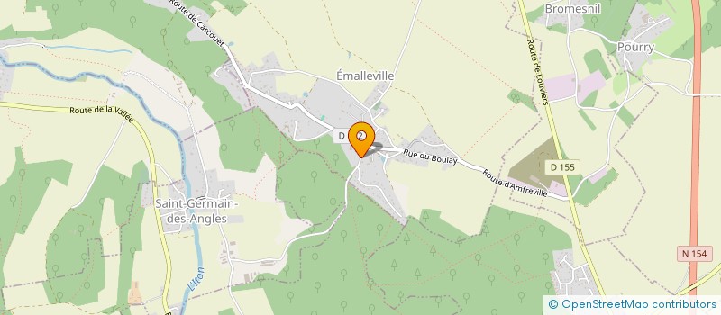 localisation de l'entreprise MONSIEUR YANN HAAS  EMALLEVILLE