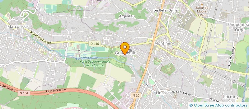 localisation de l'entreprise MONSIEUR YANN HAMDAOUI  LINAS