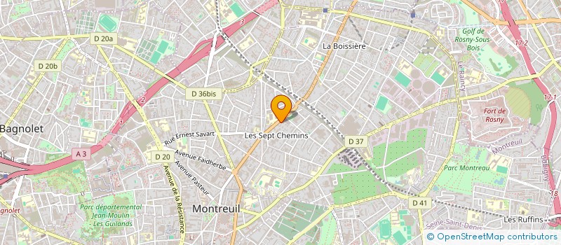 localisation de l'entreprise MONSIEUR YANN HAMIMI  MONTREUIL