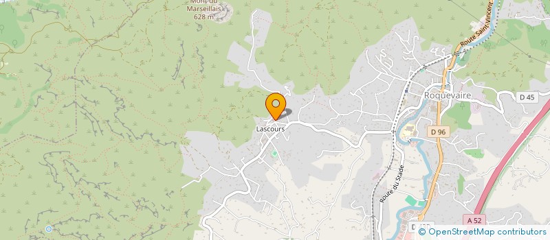 localisation de l'entreprise MONSIEUR YANN HAMON  ROQUEVAIRE